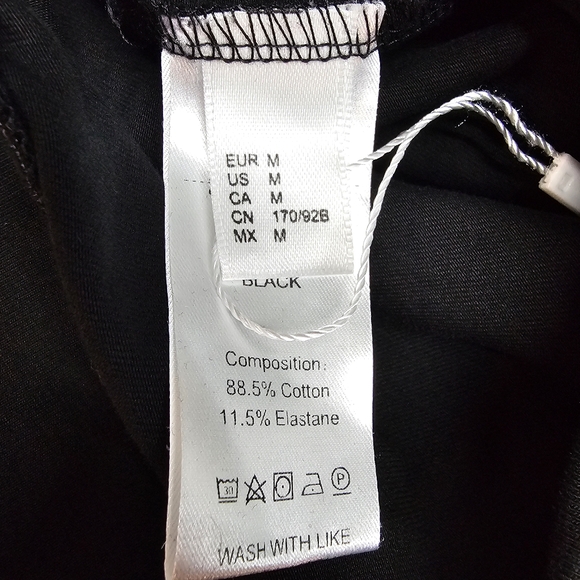 Women's Black Starry Yoga Pants Flared High Waist Galaxy Sz MED New Leggins - Picture 4 of 4